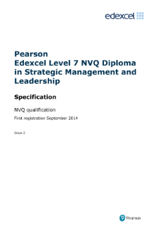 Btec Level 7 Professional Qualifications In Strategic Management And Leadership Online